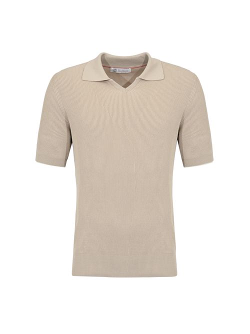 Polo a costine in cotone Juta BRUNELLO CUCINELLI | M29400015CBD04